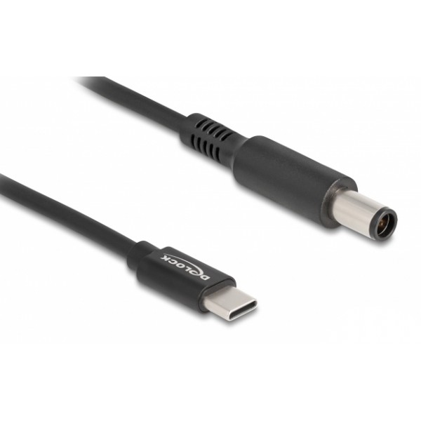 DELOCK καλώδιο τροφοδοσίας 87975, USB-C σε Dell 7.4x5mm, 1.5m, μαύρο - DeLock