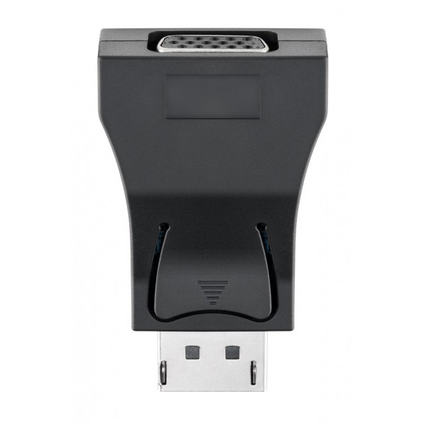 GOOBAY αντάπτορας DisplayPort σε VGA 63489, gold-plated, μαύρος - Εικόνα