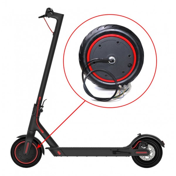 Ανταλλακτικό μοτέρ με λάστιχο για πατίνι Xiaomi Pro & Pro 2, 350W - UNBRANDED