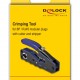DELOCK πρέσα ακροδεκτών 90577 για καλώδια δικτύου RJ45/8P, με 2 λεπίδες
