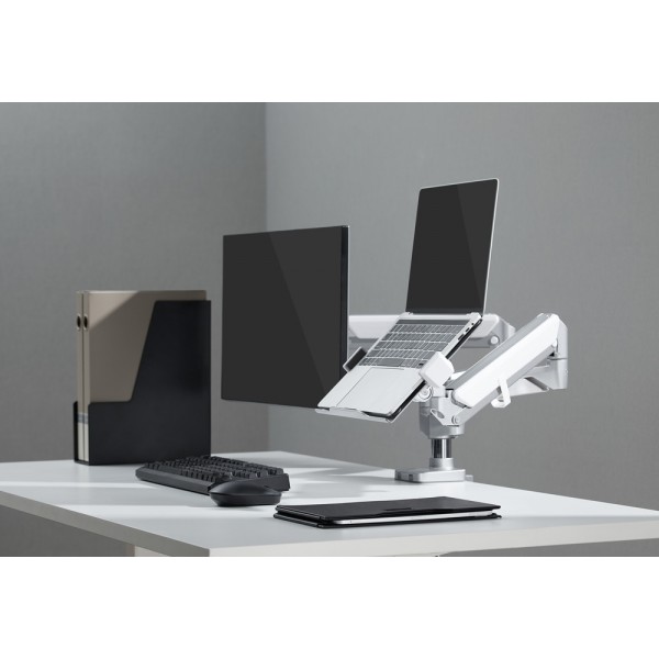 BRATECK βάση laptop NBH-6E για βάση οθονών, VESA 75x75, 11.6-17.3", γκρι