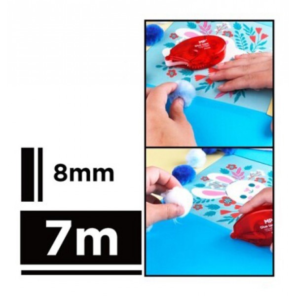 MP κόλλα ταινία πολλαπλών χρήσεων PA516-1, 8mm x 7m - Αναλώσιμα - Είδη Γραφείου