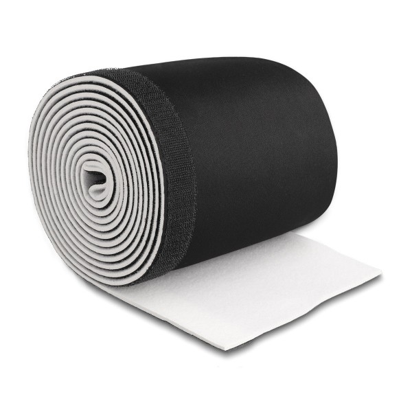 Ταινία νεοπρενίου τύπου Velcro TIES-038, 13.5cm, 3m, μαύρη/λευκή - Τακτοποίηση Καλωδίων