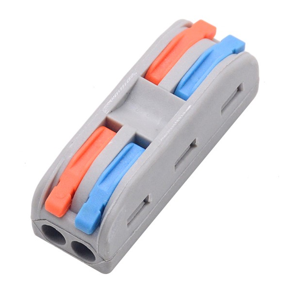 POWERTECH κλέμα σύνδεσης καλωδίων HUH-0090, 2 θέσεων, 0.08mm-4mm², 10τμχ - Ηλεκτρολογικός εξοπλισμός