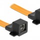 POWERTECH καλώδιο RJ45 θηλυκό CAB-W047, Cat 6 U/UTP, 30cm, κίτρινο