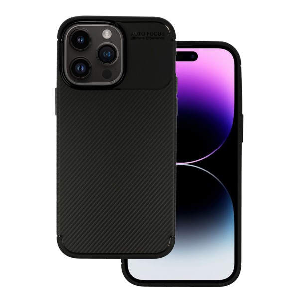 VENNUS Θήκη Carbon Elite VNS-0058 για iPhone 14 Pro Max, μαύρη - VENNUS