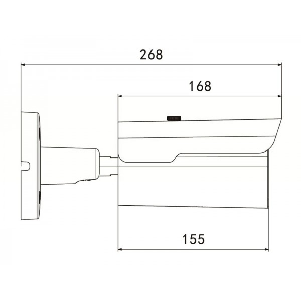 LONGSE IP κάμερα BMMBGC200WH, 2.8mm, 2MP, αδιάβροχη IP67, PoE
