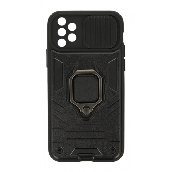 POWERTECH Θήκη Ring Lens MOB-1751 για Samsung A73 5G, μαύρη - Powertech