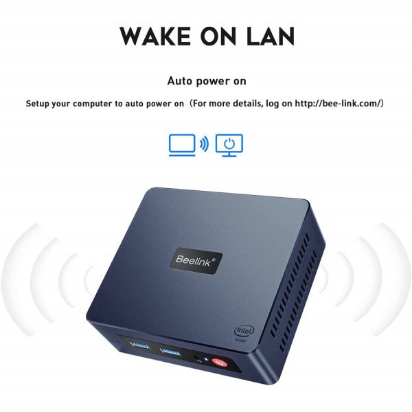 BEELINK mini PC Mini S, Intel CPU N5095, 8GB, 256GB SSD, Windows 11 Pro BEELINK mini PC Mini S, Intel CPU N5095, 8GB, 256GB SSD, Windows 11 Pro