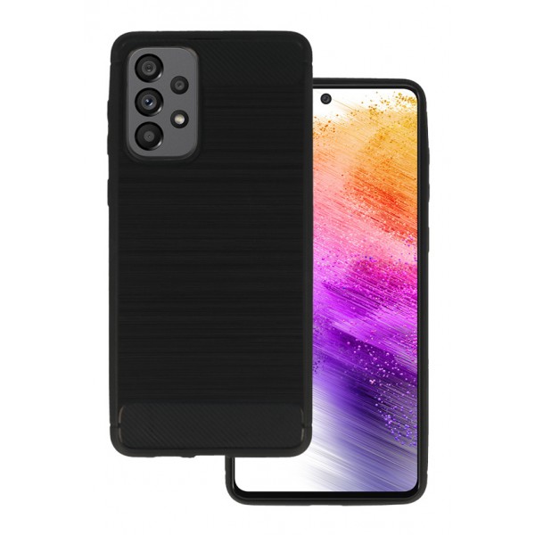POWERTECH θήκη Carbon MOB-1741 για Samsung A73 5G, μαύρη - Powertech