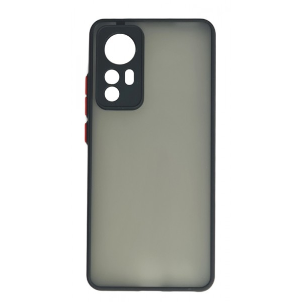 POWERTECH Θήκη Color Button MOB-1758 για Xiaomi 12/12X, μαύρη - Powertech