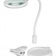 GOOBAY μεγεθυντικός φακός 60359 με κλιπ & βάση, LED, 3 διόπτρες, λευκός