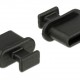 DELOCK κάλυμμα προστασίας για θύρα USB-C 64013 με λαβή, μαύρο, 10τμχ