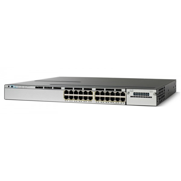 CISCO used Switch Catalyst WS-C3750X-24T-E, 24x 10/100/1000 Ports - Used Δικτυακά