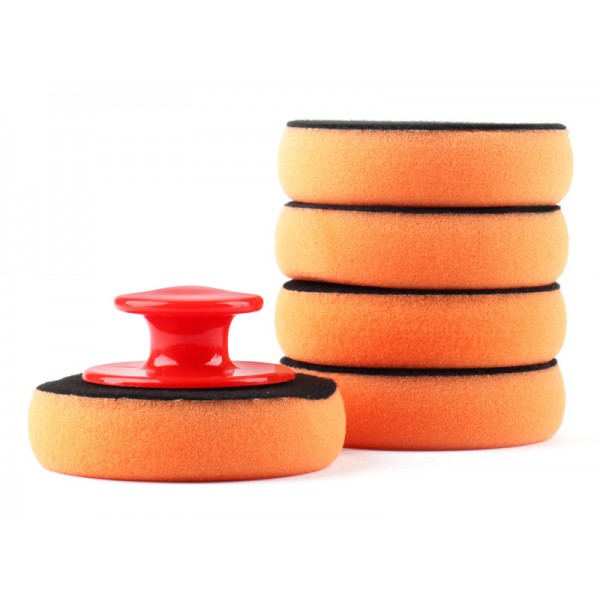 AMIO σετ σφουγγαριών γυαλίσματος αυτοκινήτου 02903 με λαβή, 10cm, 5τμχ - Αξεσουάρ Αυτοκινήτου