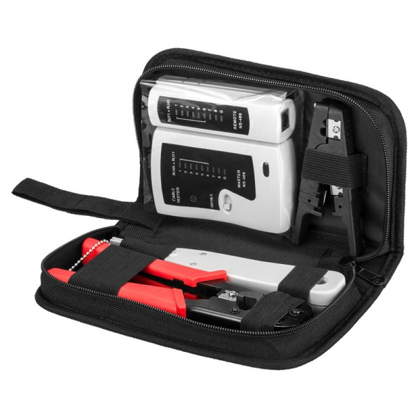 GOOBAY σετ εργαλείων δικτύου 97790 για καλώδια RJ11/RJ12/RJ45, 4 σε 1 - Σετ Εργαλείων