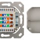 GOOBAY επιτοίχια πρίζα CAT 6 68244, 2x RJ45, 80x80mm, λευκή