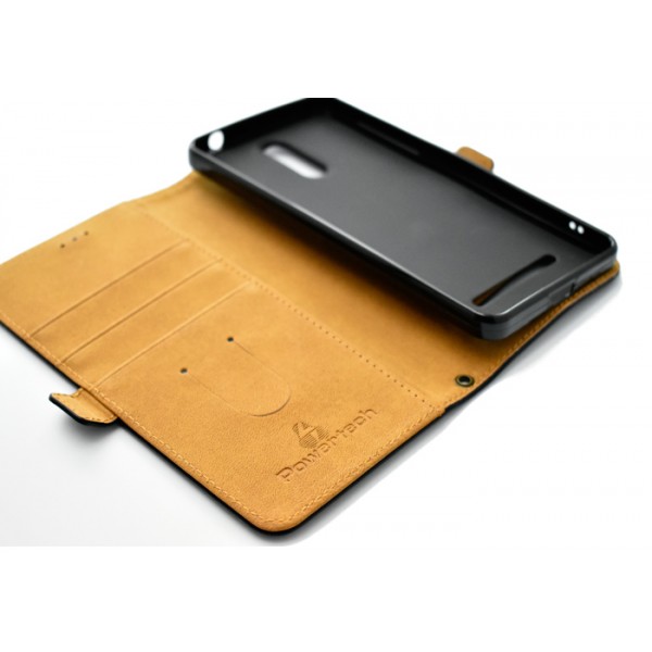 POWERTECH Θήκη Elegance Leather για Leagoo M8/M8 Pro, Black - Powertech