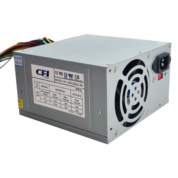 CFI used PSU CFI-320AT-PS για 4-12 Bay Tower Enclosures, 320W - Used PC Components