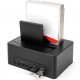 DELOCK docking station για 2.5" ή 3.5" SATA HDD/SSD 64183, 2 θέσεων, με card reader, 5Gbps, clone function, μαύρο