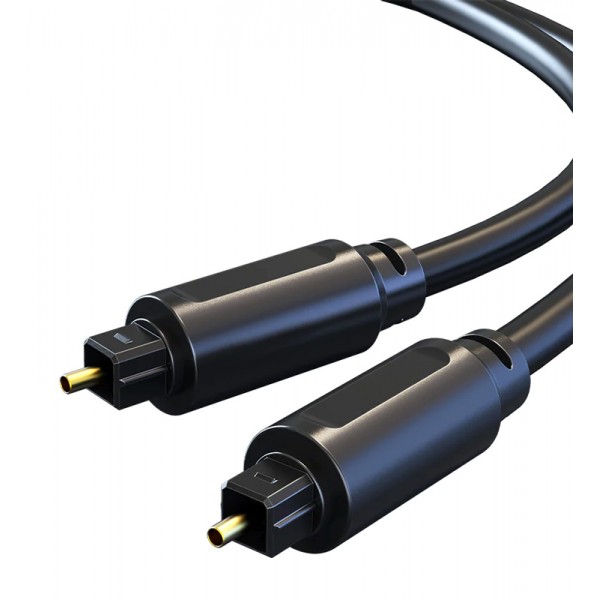 CABLETIME καλώδιο Toslink CT-AV380, gold plated, OD 4.0mm, 3m, μαύρο - Σύγκριση Προϊόντων
