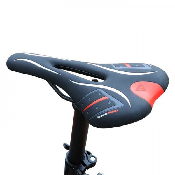 C-TECH σέλα ποδηλάτου BIKE-0042, ανατομική, Φ22.4mm 28 x 13cm, μαύρη - Αξεσουάρ Ποδηλάτου