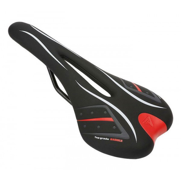 C-TECH σέλα ποδηλάτου BIKE-0042, ανατομική, Φ22.4mm 28 x 13cm, μαύρη - Αξεσουάρ Ποδηλάτου