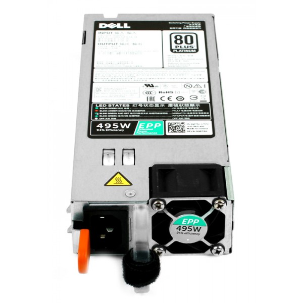 DELL used PSU 02FR04 για PowerEdge 13G/14G R630/R730/R640/R7400, 495W - Used Server Parts