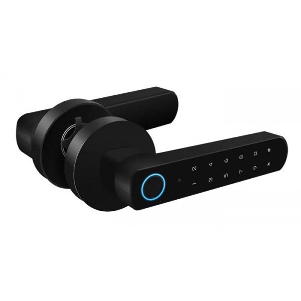 SECUKEY ηλεκτροπύρος D100-BT, συνδυασμού & fingerprint, μαύρος - Ηλεκτροπύροι