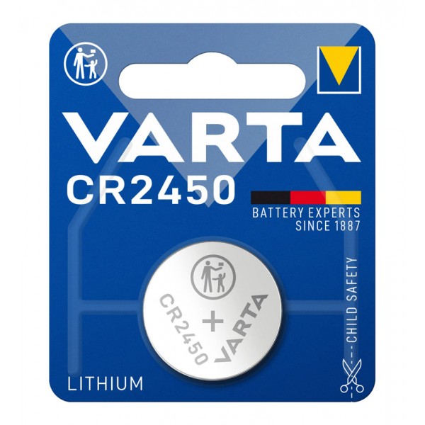 VARTA μπαταρία λιθίου CR2450, 3V, 1τμχ - Μπαταρίες Λιθίου