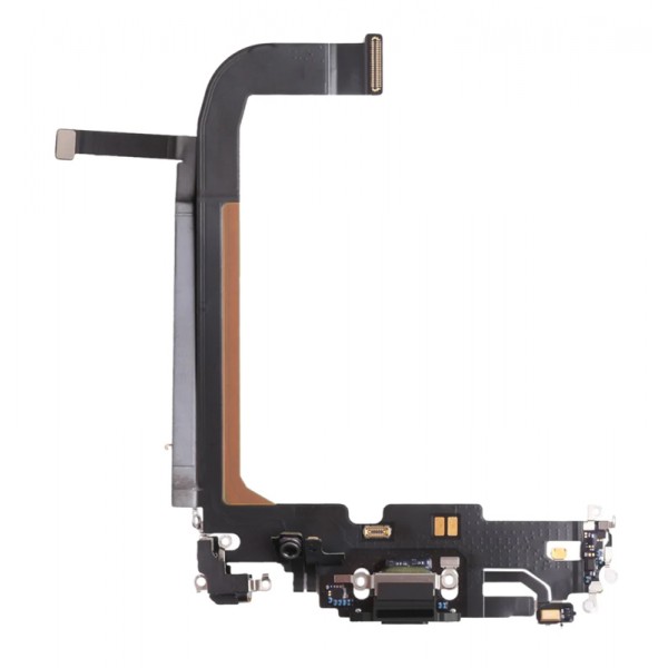 Charging port flex cable SPIP13PM-0004 για iPhone 13 Pro Max, μαύρο - Ανταλλακτικά Smartphones
