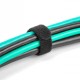 DELOCK δεματικά καλωδίων 19010, τύπου velcro, 12x150mm, μαύρα, 10τμχ