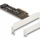 DELOCK κάρτα επέκτασης PCIe x4 σε M.2 M Key 110mm 89836, NVMe