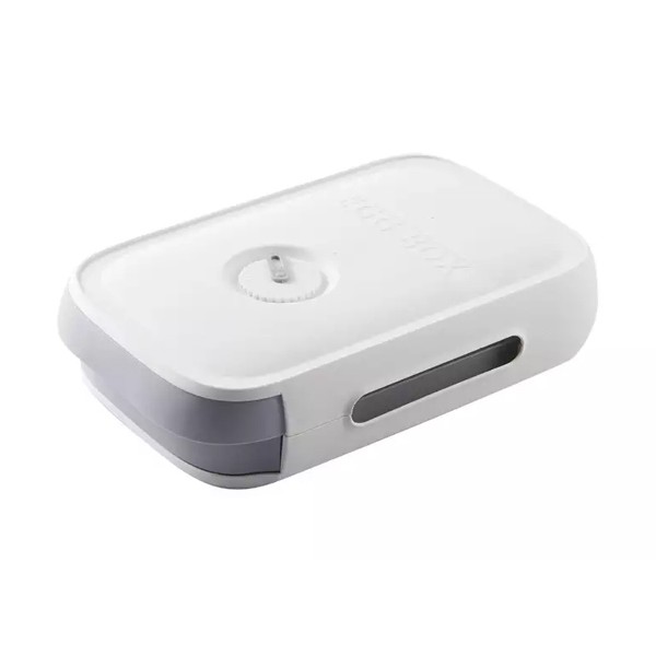 Πλαστική θήκη αυγών HUH-0105 για 18-20 αυγά, 8x22x29, λευκή - UNBRANDED