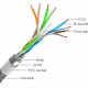 POWERTECH καλώδιο δικτύου CAB-N298, Cat 6 S/FTP, CCA, 24AWG, 305m, γκρι