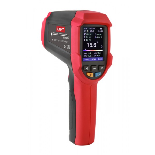 UNI-T θερμόμετρο υπερύθρων UT305C+ με αισθητήρα K, -50 °C έως 2200 °C - UNI-T