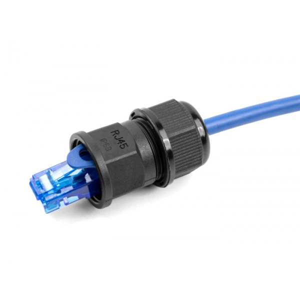 DELOCK σύνδεσμος για RJ45 86995, αδιάβροχος IP67, μαύρος - Διάφορα Δικτύου