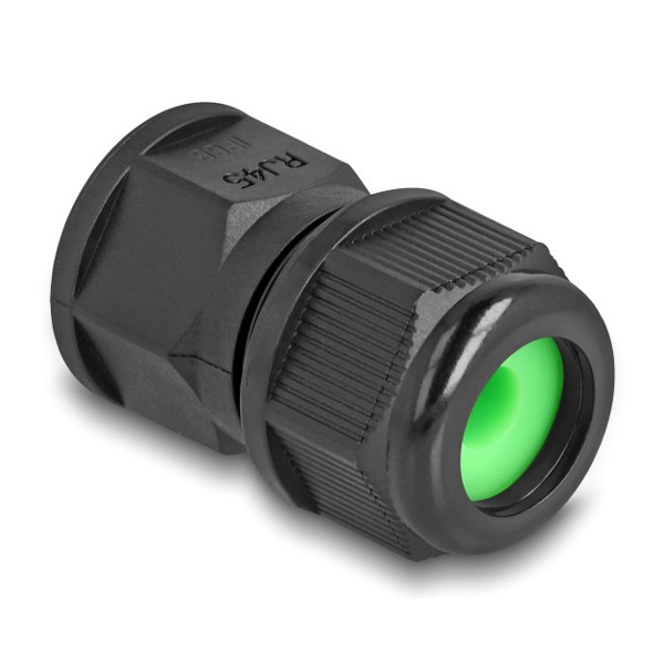 DELOCK σύνδεσμος για RJ45 86995, αδιάβροχος IP67, μαύρος - Διάφορα Δικτύου