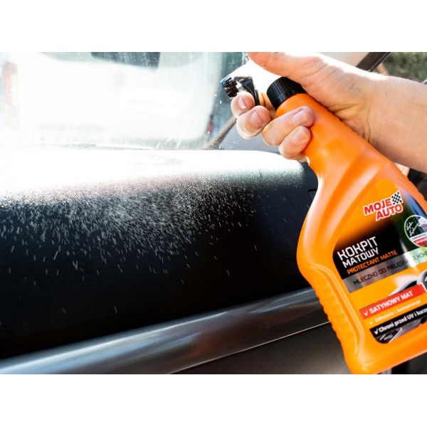MOJE AUTO σπρέι καθαρισμού/προστασίας πλαστικών 19-002, matte, 750ml - MOJE AUTO