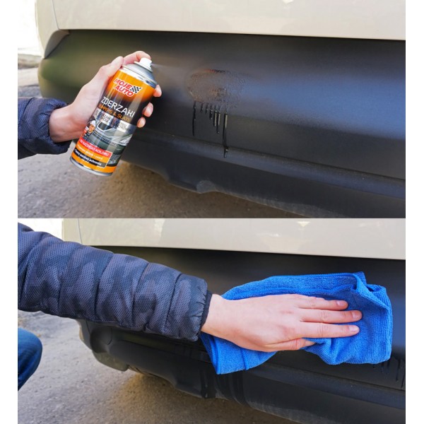 MOJE AUTO γυαλιστικό σπρέι προφυλακτήρων αυτοκινήτου 19-021, 400ml - MOJE AUTO