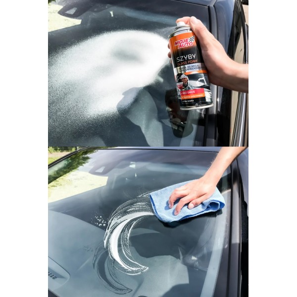 MOJE AUTO αφρός καθαρισμού τζαμιών αυτοκινήτου 19-025, 400ml - MOJE AUTO