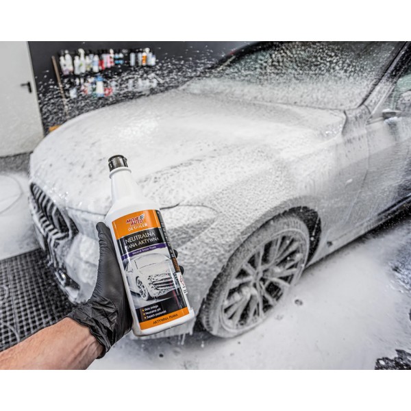 MOJE AUTO ενεργός αφρός καθαρισμού αυτοκινήτου 19-623 με ουδέτερο PH, 1L - MOJE AUTO