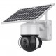 SECTEC smart ηλιακή κάμερα ST-S518M-3M με προβολείς, 3MP, Wi-Fi, PTZ