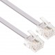 POWERTECH καλώδιο τηλεφώνου RJ11 6P4C CAB-T004, 5m, λευκό