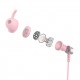 SADES gaming earphones Wings 20 με μικρόφωνο, 3.5mm, Φ12mm, 1.2m, ροζ