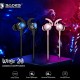 SADES gaming earphones Wings 20 με μικρόφωνο, 3.5mm, Φ12mm, 1.2m, ροζ