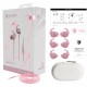 SADES gaming earphones Wings 20 με μικρόφωνο, 3.5mm, Φ12mm, 1.2m, ροζ