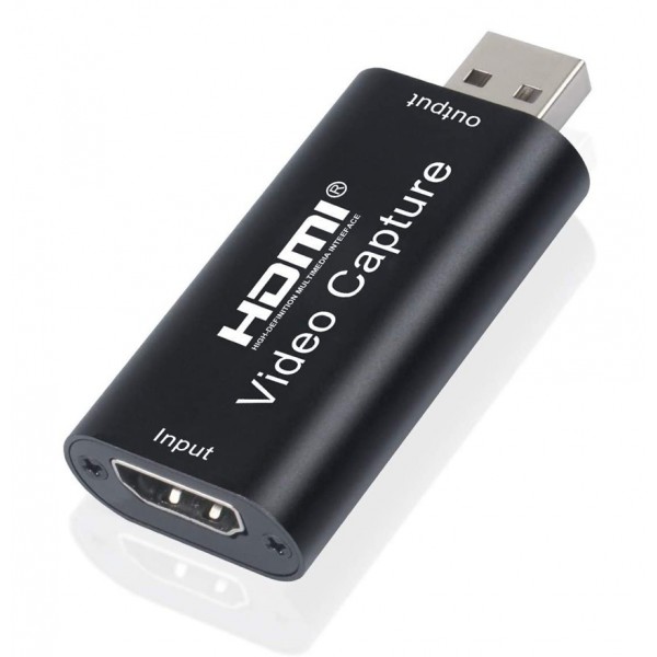 POWERTECH video capture CAB-H147, HDMI/USB σύνδεση, 4K/60Hz, μαύρο - KVM - Μετατροπείς