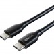 CABLETIME καλώδιο USB-C CT-CM100, 100W PD, E-MARK, 2m, μαύρο