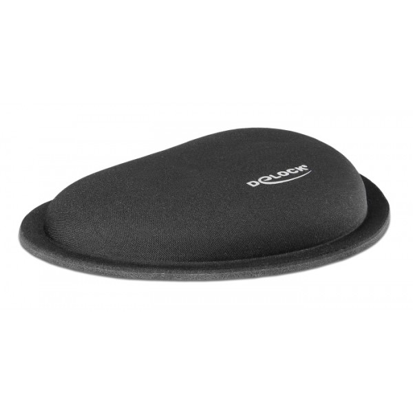 DELOCK στήριγμα καρπού για ποντίκι 12602, 25x115x165mm, μαύρο - Mouse Pad